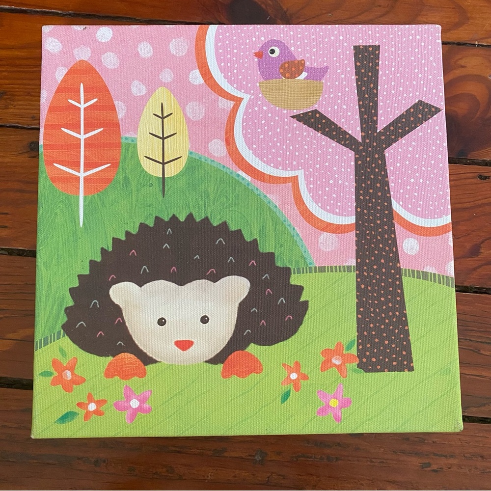 Love & Nature Hedgehog Pal Wall Art 10x10